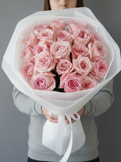 Букет из 21 Розы Пинк Охара (Pink O’Hara)