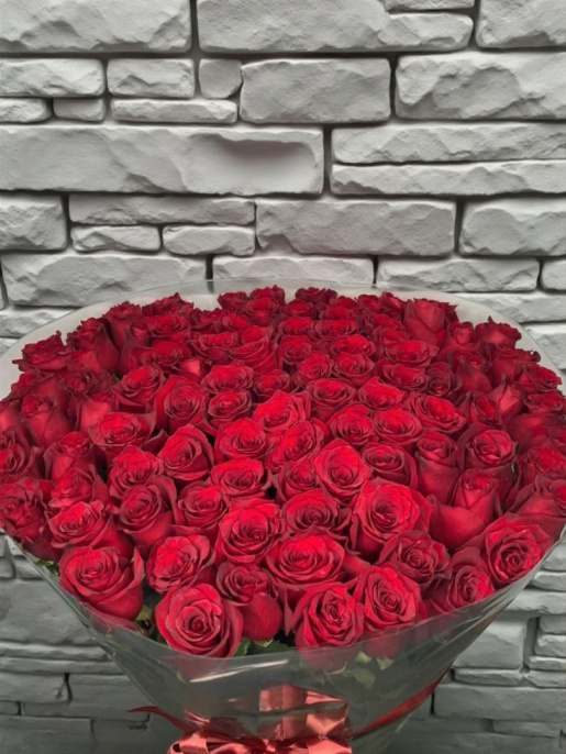 Букет из 101 Розы 140 см