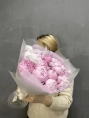 Букет из 11 Розовых Пионов