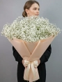 Букет из 25 белых гипсофил