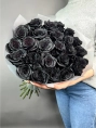 Букет из 25 Черных Роз