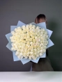 Букет из 101 Белой Розы Классика