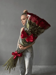 Букет из 51 Розы 130 см