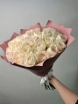 Букет из 25 Роз Вайт Охара (White O’Hara)