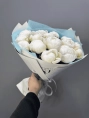 Букет из 15 Белых Пионов