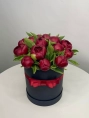 Бордовые Пионы В Коробке 15
