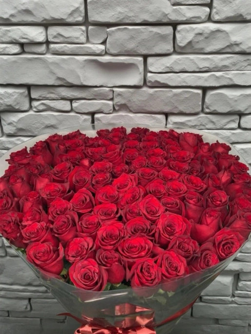 Букет из 101 Розы 140 см