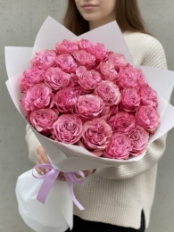 Букет из 25 роз Кантри