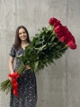 Букет из 25 роз 150 см