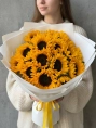 Букет из 15 Подсолнухов
