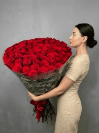 Букет из 101 Розы 100 см