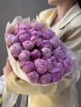 Букет из 35 Розовых Пионов