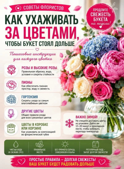 Как ухаживать за цветами? Инструкция по уходу