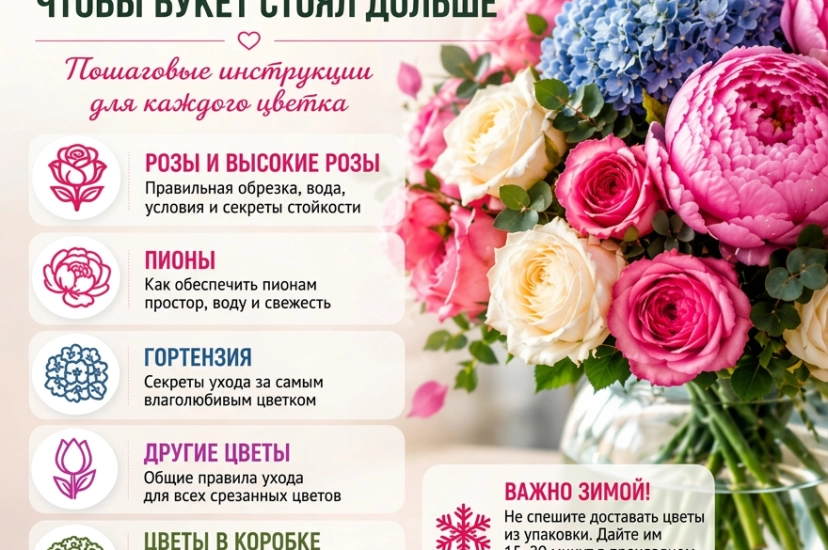 Как ухаживать за цветами? Инструкция по уходу