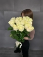 Букет из 15 Белых Роз 100 см
